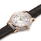 Sapphire Crystal Case Watch Rose Gold / Dark Brown (48% OFF)