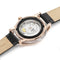 Sapphire Crystal Case Watch Rose Gold / Black (48% OFF)