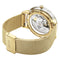 Sapphire Crystal Case Watch Gold / White
