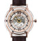 Sapphire Crystal Case Watch Rose Gold / Dark Brown (48% OFF)