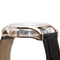 Sapphire Crystal Case Watch Rose Gold / Dark Brown (48% OFF)