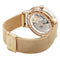 Sapphire Crystal Case Watch Rose Gold / Brown